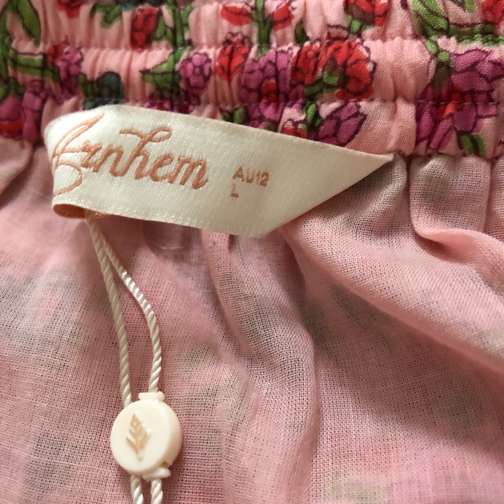 Arnhem Pink Floral Tiered Maxi Skirt - Picture 6 of 9